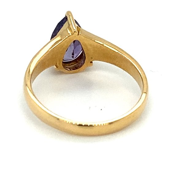 GIA Certified Color Change Sapphire 1.46ct 18KRing - Picture 5 of 8